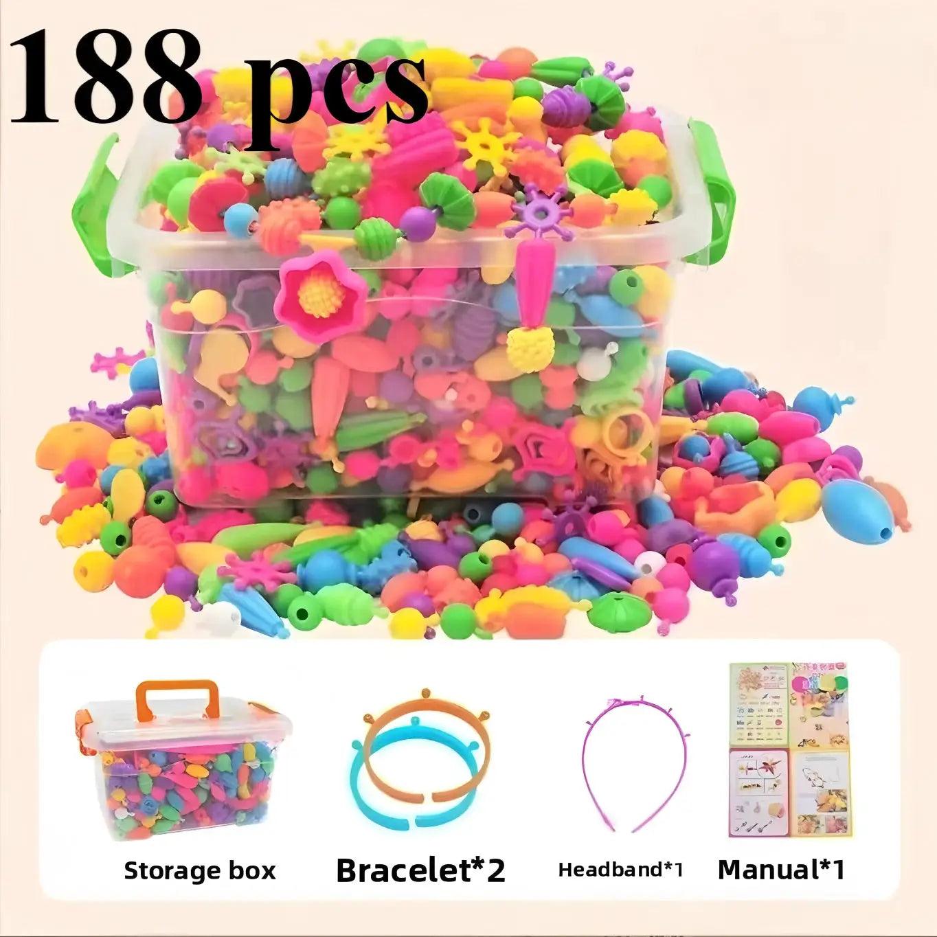  DIY Bead Jewelry Kit For Kids Creative Fun Gift Idea -  ToylandEU™