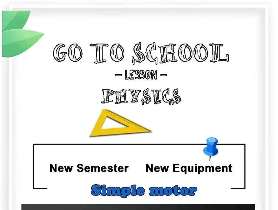  DIY DC Electrical Motor Model Electromagnetic Swing Physics Experiment Aids Children Educational Students Toy School Science -  ToylandEU™