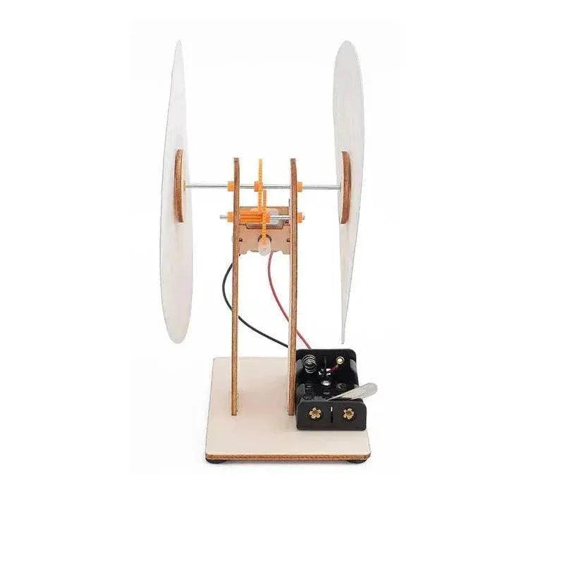  DIY Duchamp Turntable Model Science Toys for Kids Wooden STEM Technologia Educational Kit -  ToylandEU™