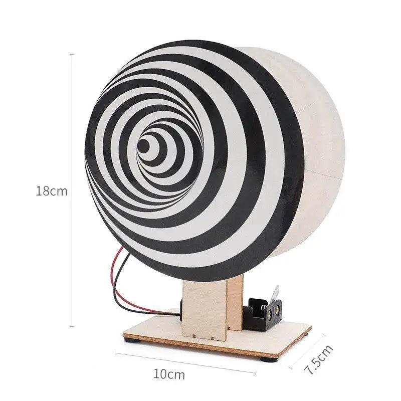  DIY Duchamp Turntable Model Science Toys for Kids Wooden STEM Technologia Educational Kit -  ToylandEU™