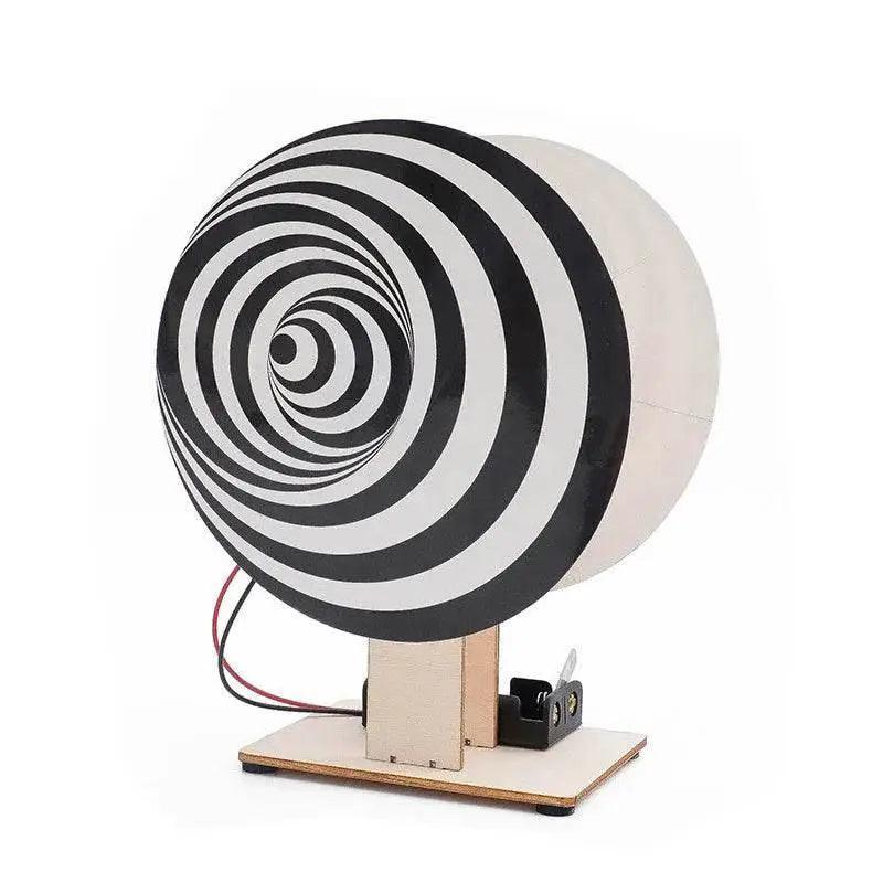  DIY Duchamp Turntable Model Science Toys for Kids Wooden STEM Technologia Educational Kit -  ToylandEU™