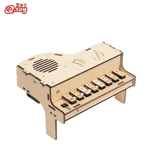  DIY Wooden Electronic Piano Model Educational Science Toy -  ToylandEU™