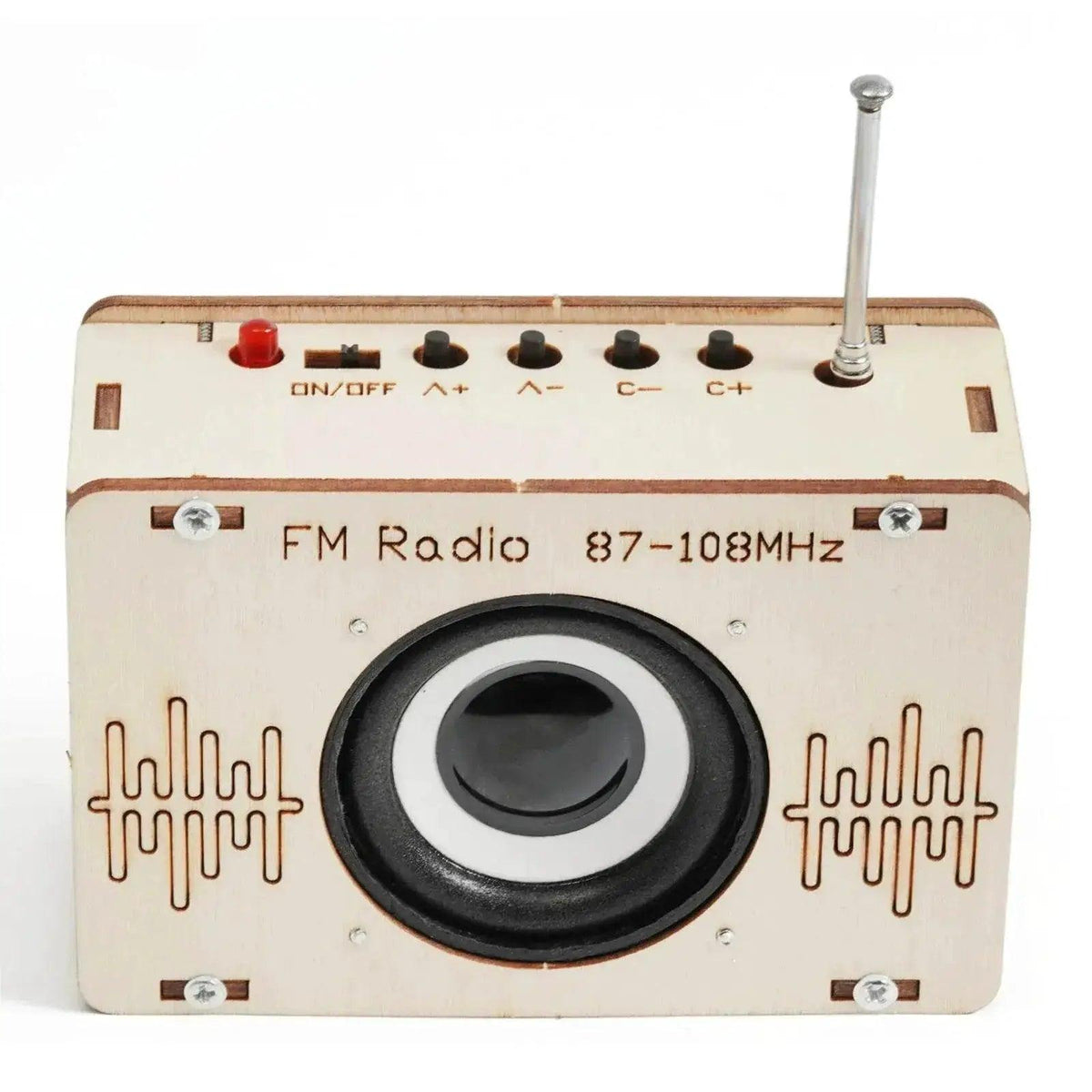  DIY FM Radio Model Science Toys for Kids Wooden STEM Technologia Educational Kit -  ToylandEU™