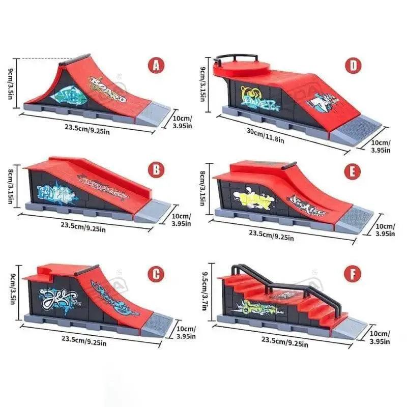  DIY Finger Skatepark 6-in-1 Set Professional Tech Deck Kits -  ToylandEU™