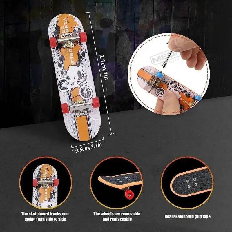 DIY Finger Skatepark 6-in-1 Set Professional Tech Deck Kits -  ToylandEU™
