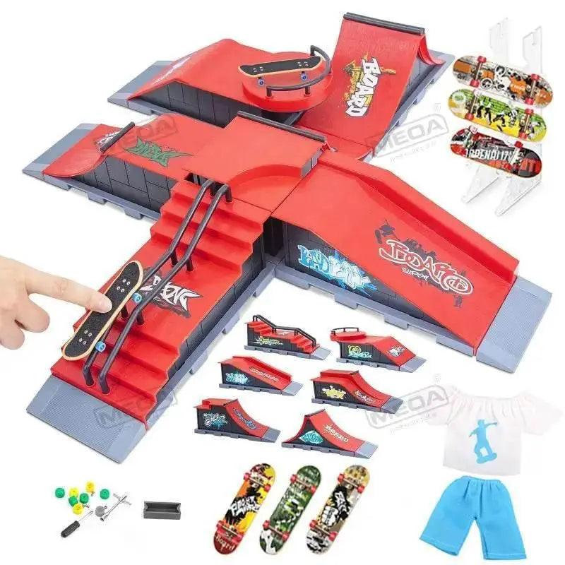  DIY Finger Skatepark 6-in-1 Set Professional Tech Deck Kits -  ToylandEU™