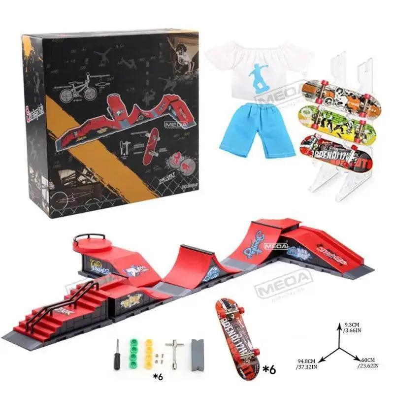  DIY Finger Skatepark 6-in-1 Set Professional Tech Deck Kits -  ToylandEU™