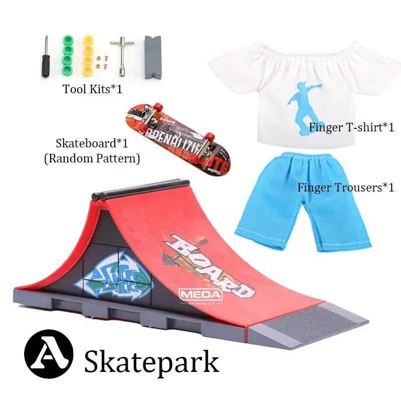  DIY Finger Skatepark 6-in-1 Set Professional Tech Deck Kits -  ToylandEU™