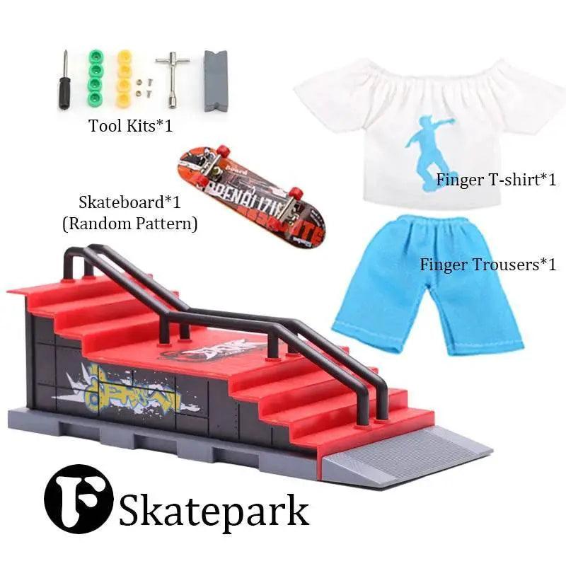  DIY Finger Skatepark 6-in-1 Set Professional Tech Deck Kits -  ToylandEU™