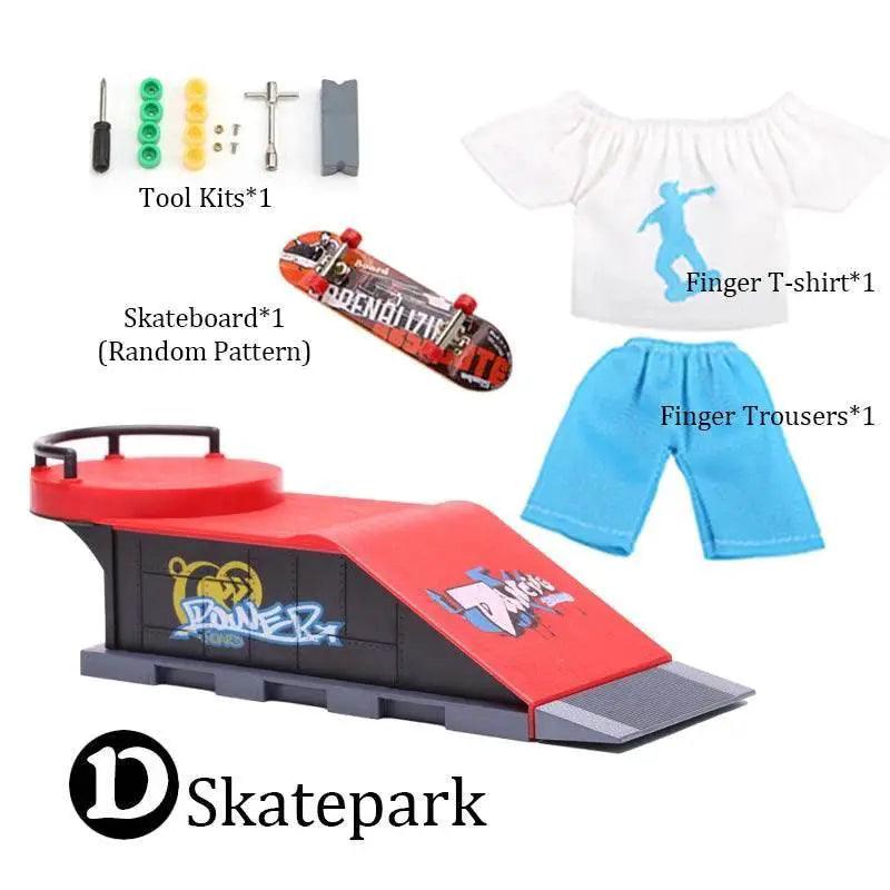  DIY Finger Skatepark 6-in-1 Set Professional Tech Deck Kits -  ToylandEU™