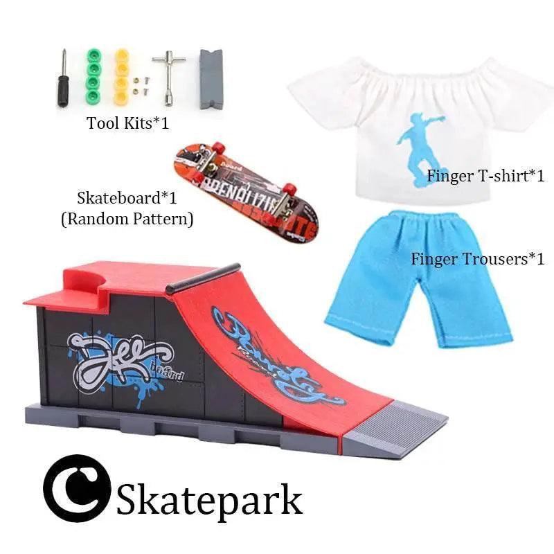  DIY Finger Skatepark 6-in-1 Set Professional Tech Deck Kits -  ToylandEU™