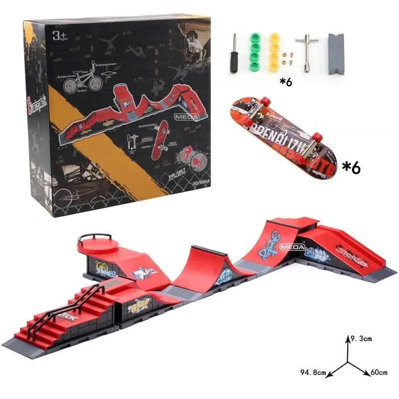  DIY Finger Skatepark 6-in-1 Set Professional Tech Deck Kits -  ToylandEU™