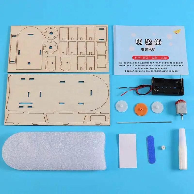  DIY Handmade Ship Technology Small Maker Material Gift Toy Science Experiment Set  Assembly Pack for Birthday -  ToylandEU™