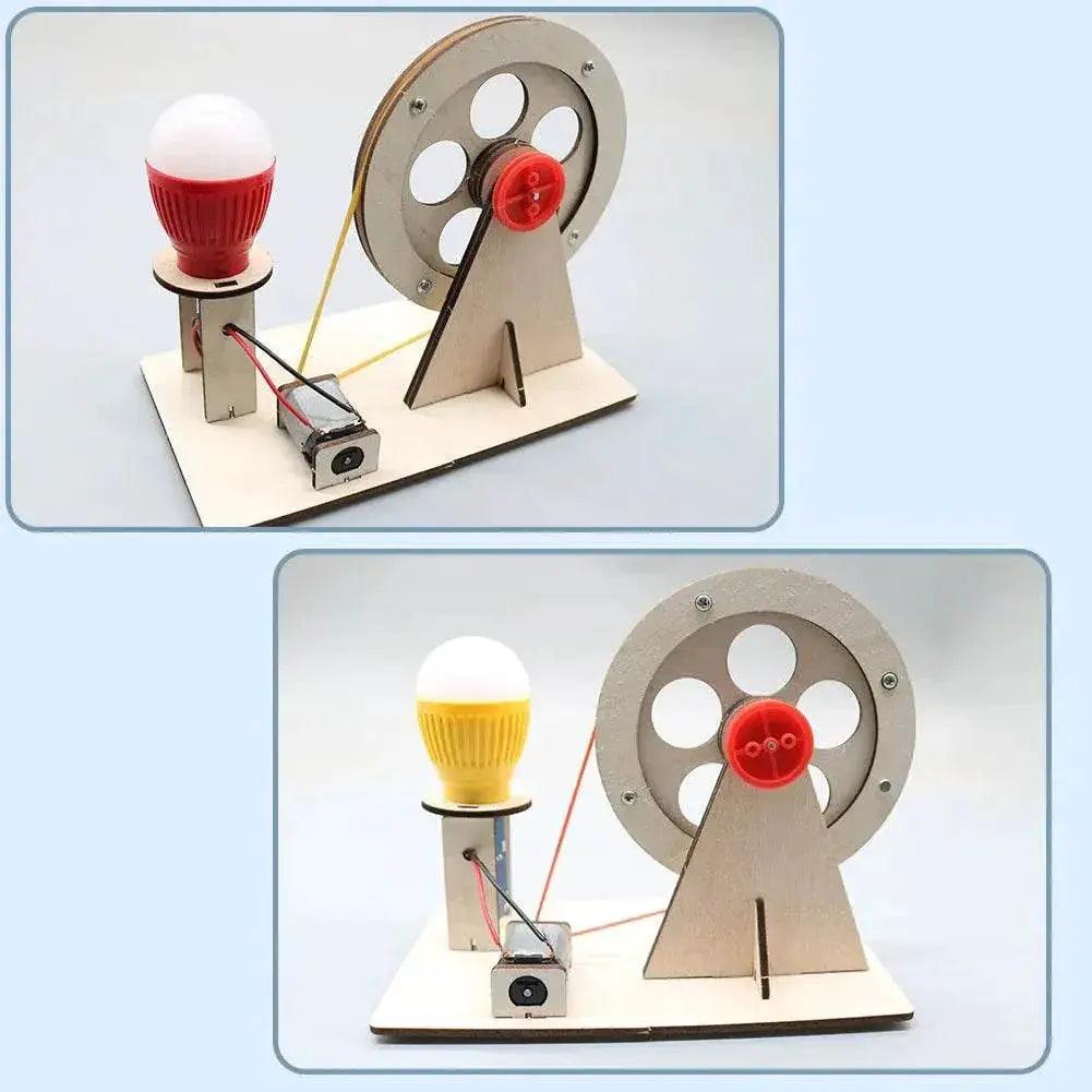  DIY Mini Hand Crank Generator DIY Science Experiment Kit & Education Model Toy For Children Gift Toy Project -  ToylandEU™