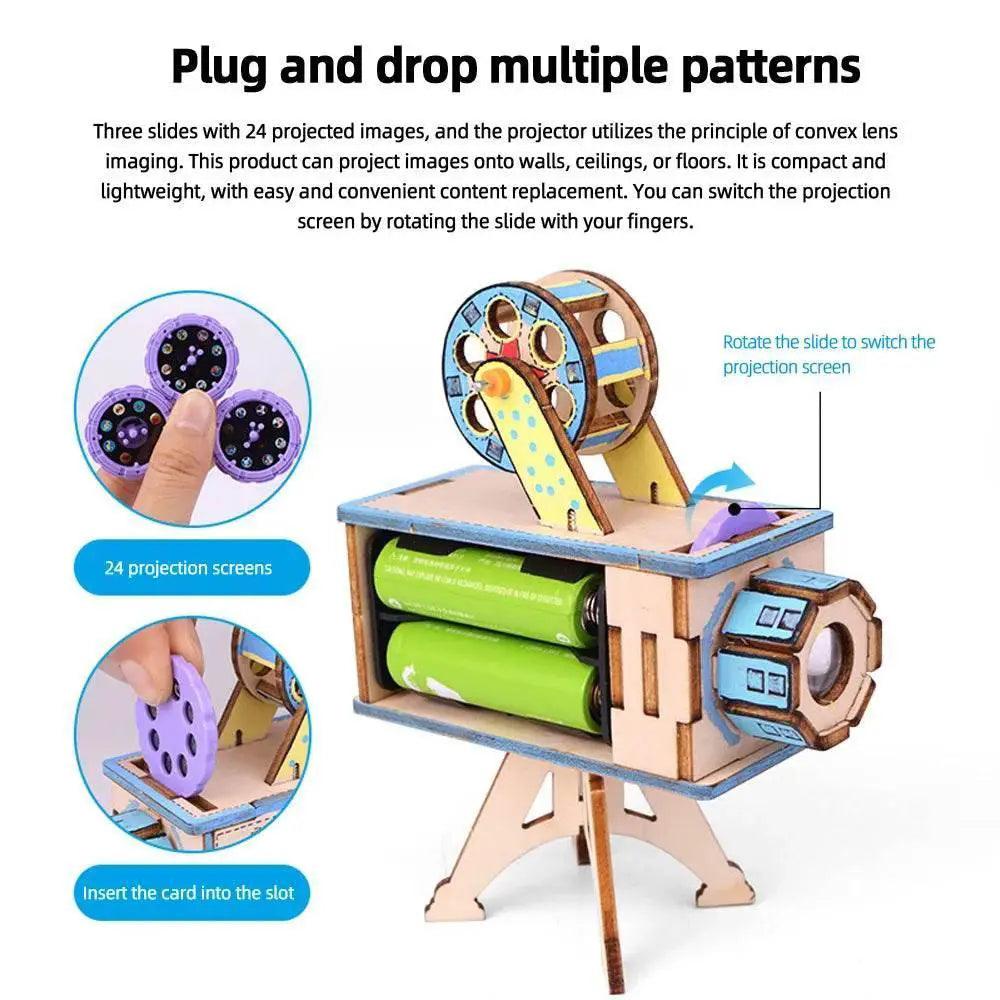  DIY Projector DIY Science Experiment Kit & Education Model Toy Physics Science Toys For Children Gift Toy Project -  ToylandEU™