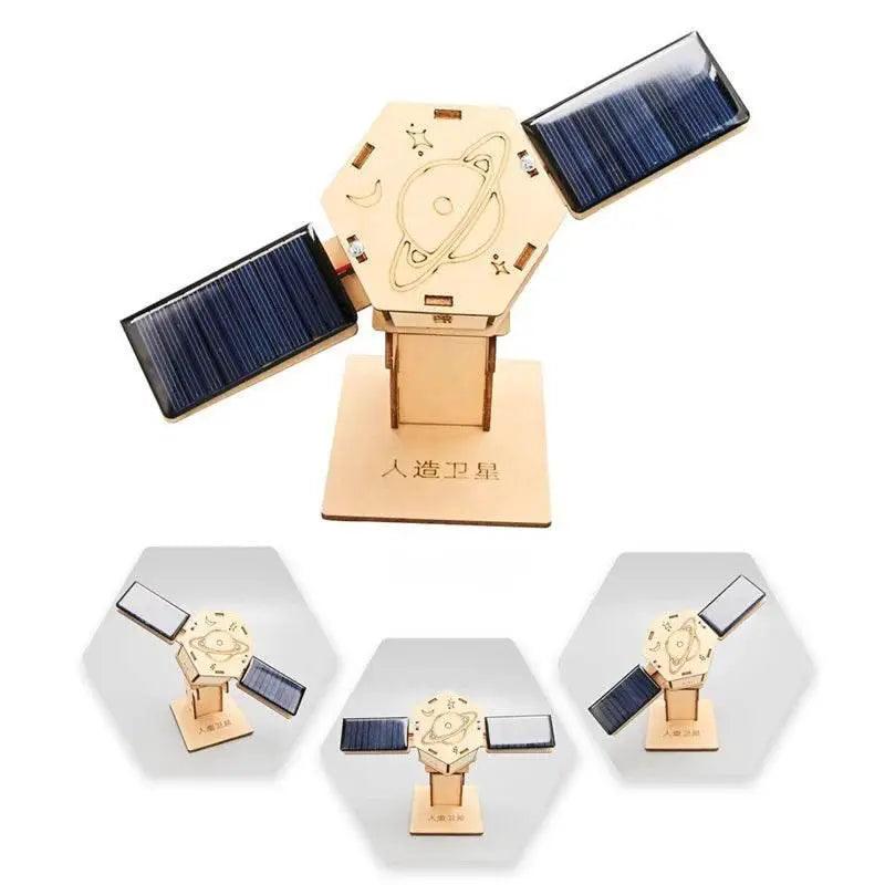  Creative DIY Technology Small Production Aviation Satellite Space Model Children's Educational Handmade Materials Assembly Toys -  ToylandEU™