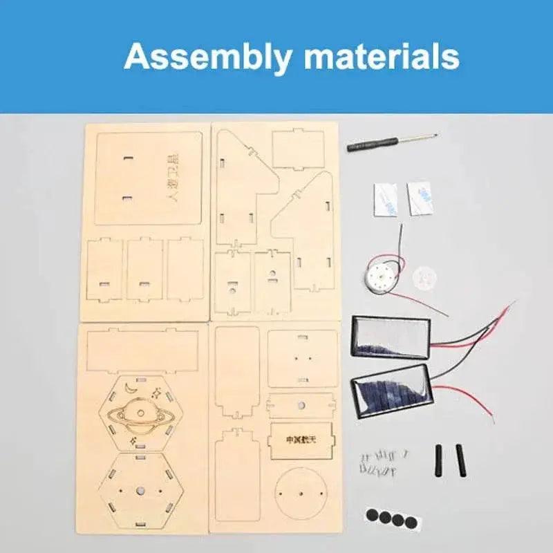  Creative DIY Technology Small Production Aviation Satellite Space Model Children's Educational Handmade Materials Assembly Toys -  ToylandEU™