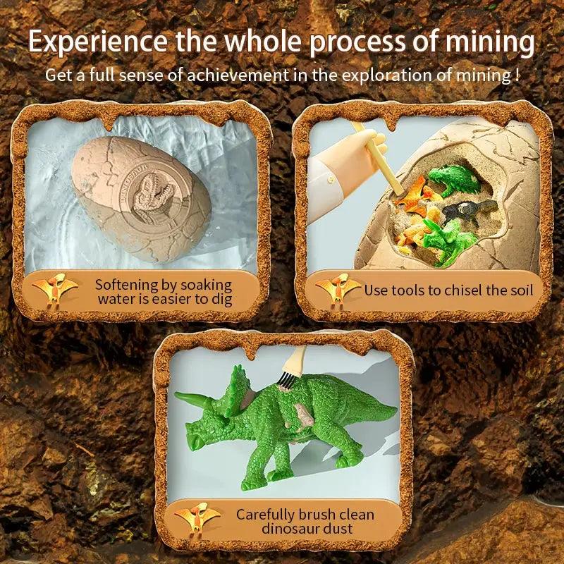  Dinosaur Dig Toy Archaeology Kit With Hidden Fossils -  ToylandEU™