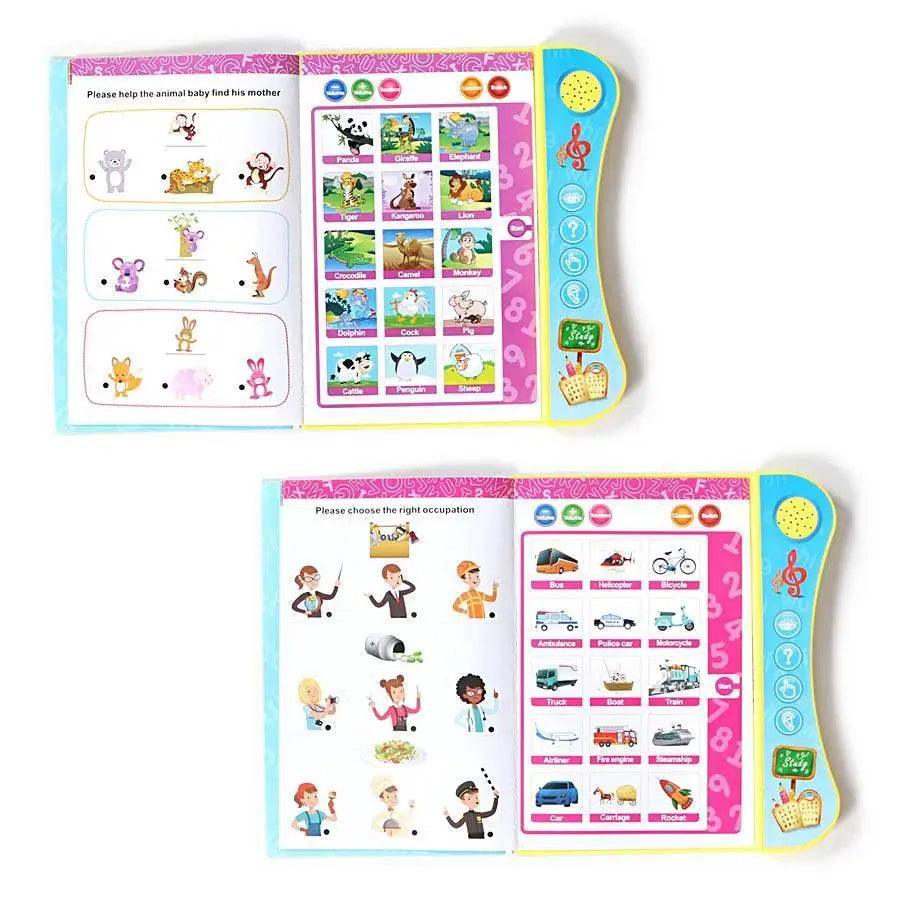  E-Book Reading Book with Pen Learning Machine for Kids English ABC Animal Numbers and Funny Games -  ToylandEU™