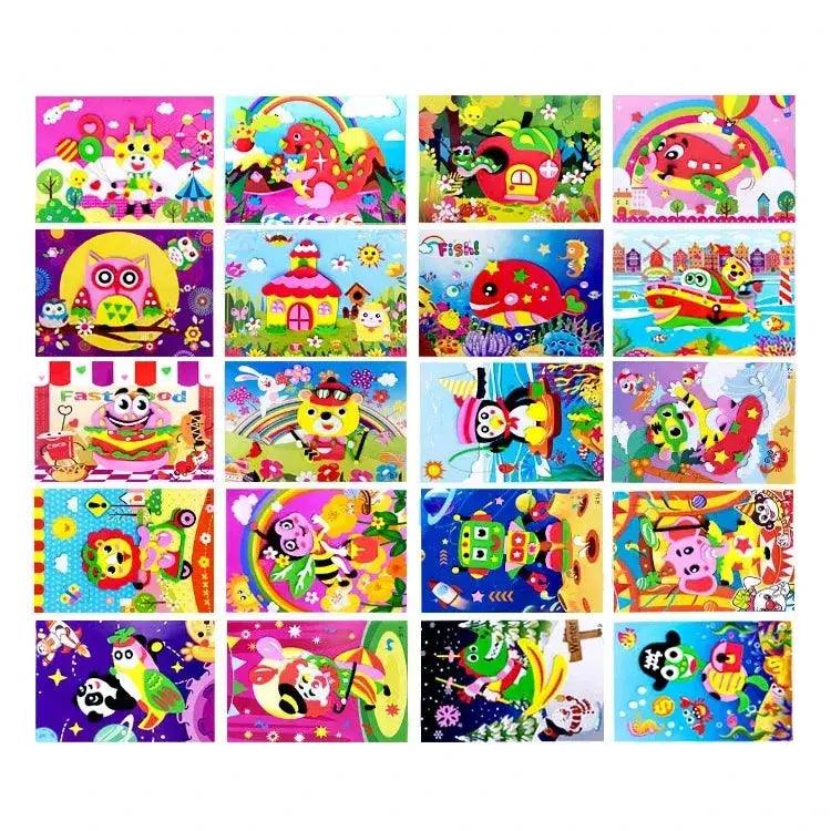  EVA Foam Stickers DIY Kit For Kids Cartoon Animals -  ToylandEU™