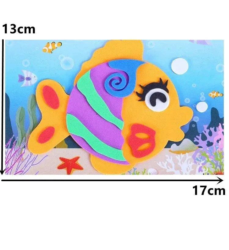  EVA Foam Stickers DIY Kit For Kids Cartoon Animals -  ToylandEU™