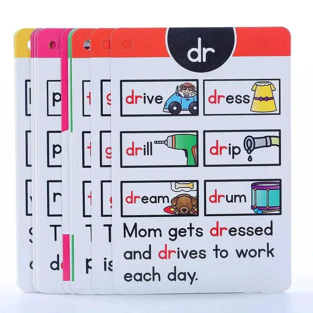  Early Learning Phonics Card Books Educational Language Toys Word Readings English Learning Gifts for Kids -  ToylandEU™