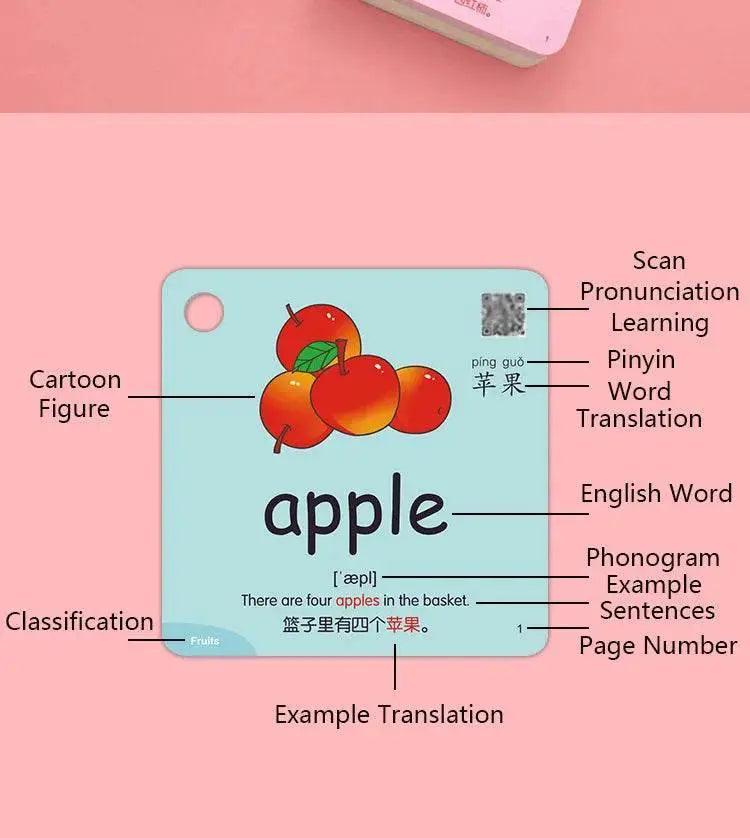  Montessori Educational Flash Cards 600 Cognitive Learning Cards For Kids Animal Shapes Colors -  ToylandEU™