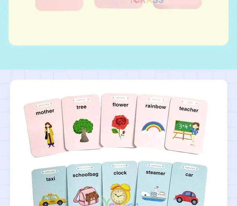  Educational Learning Talking Flash Cards for Kids Audio Book Gift English Russian Spanish French -  ToylandEU™