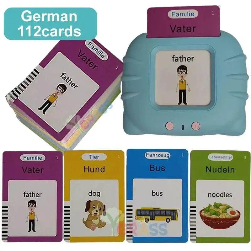  Educational Learning Talking Flash Cards for Kids Audio Book Gift English Russian Spanish French -  ToylandEU™