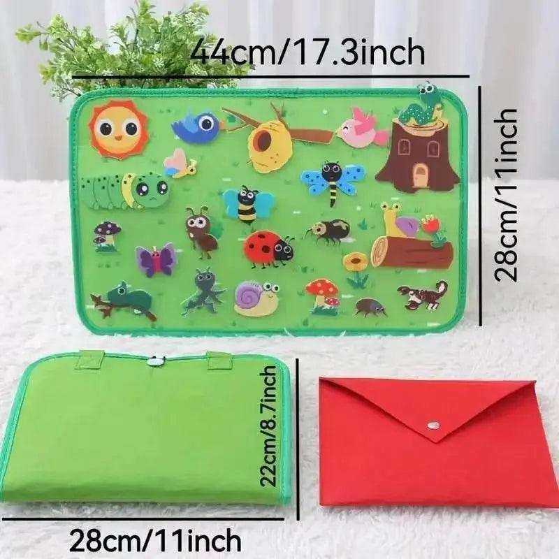  Montessori Educations Toys Handheld Travel Felt Storyboard -  ToylandEU™