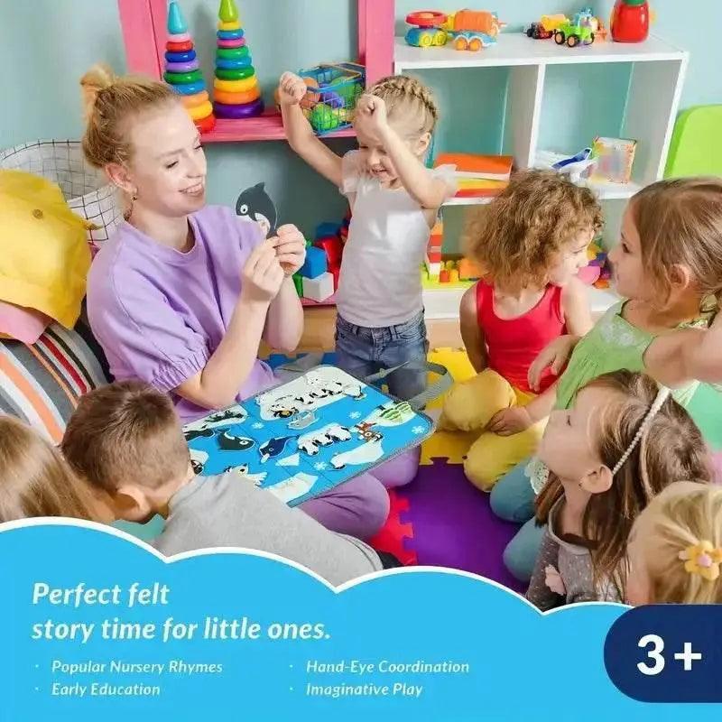  Montessori Educations Toys Handheld Travel Felt Storyboard -  ToylandEU™