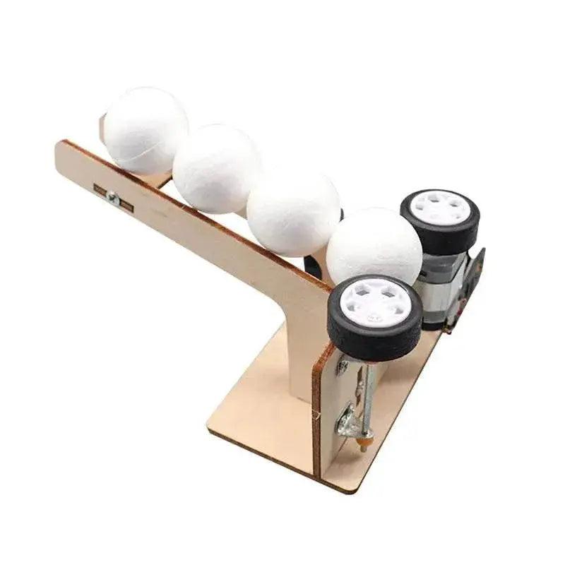  Electric Ball Pitching Machine Kits Kids DIY Science Toys Educational Technology Project Model Toys For Gift -  ToylandEU™