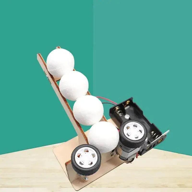  Electric Ball Pitching Machine Kits Kids DIY Science Toys Educational Technology Project Model Toys For Gift -  ToylandEU™
