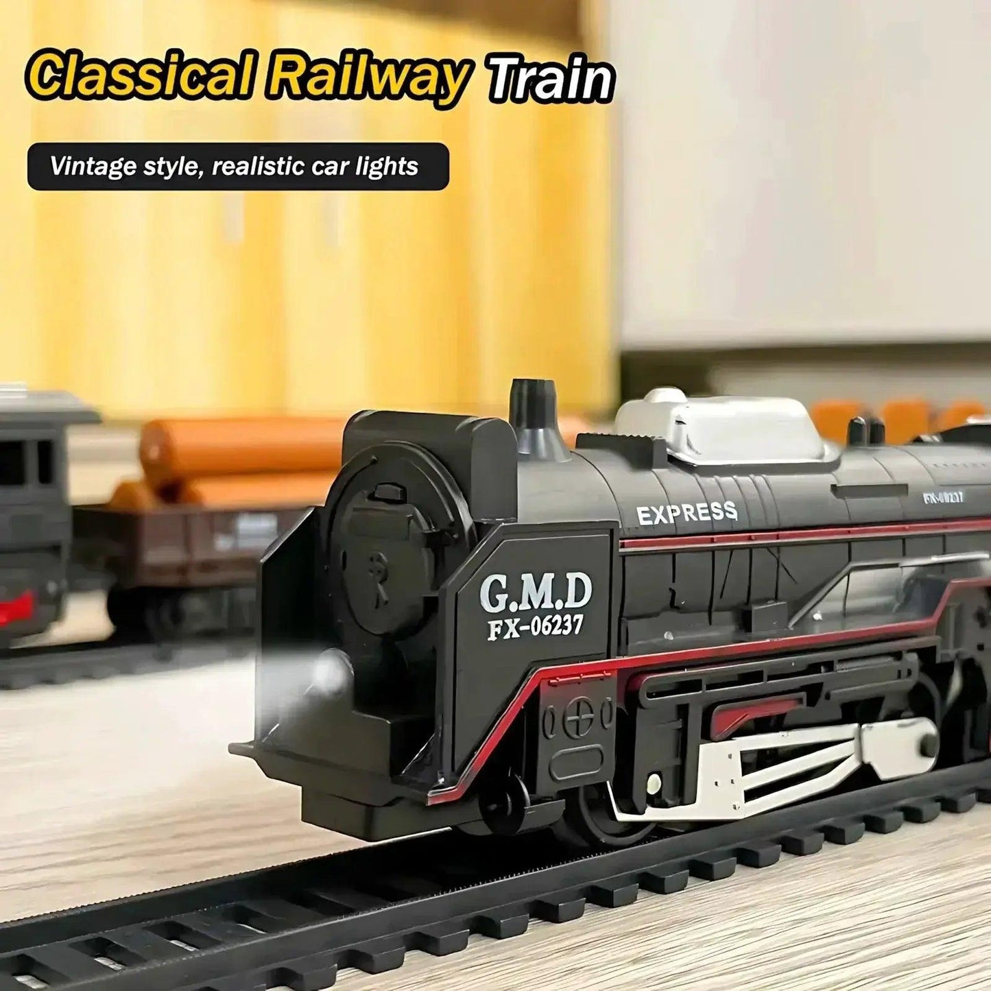  Electric Train Set With Light Up Tracks For STEM Learning -  ToylandEU™