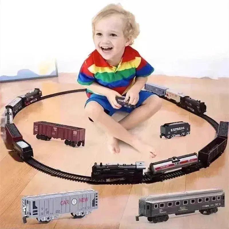  Electric Train Set With Light Up Tracks For STEM Learning -  ToylandEU™