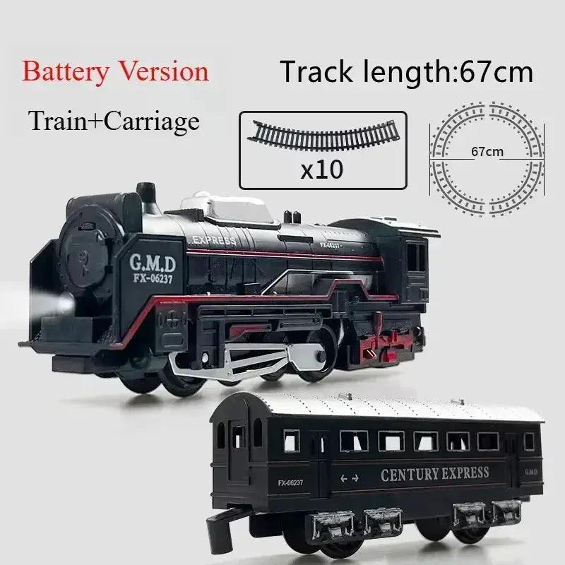  Electric Train Set With Light Up Tracks For STEM Learning -  ToylandEU™