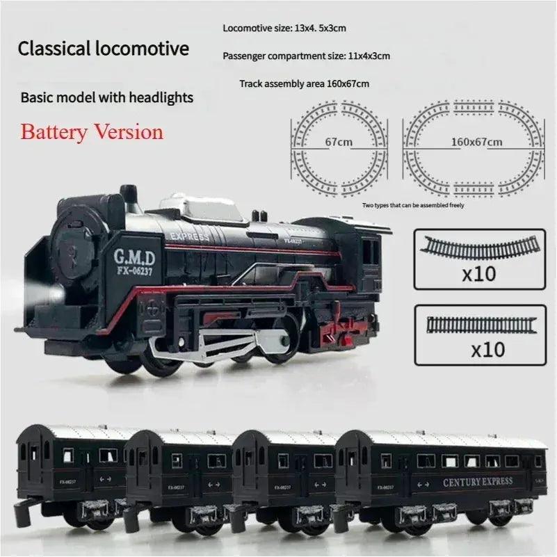  Electric Train Set With Light Up Tracks For STEM Learning -  ToylandEU™