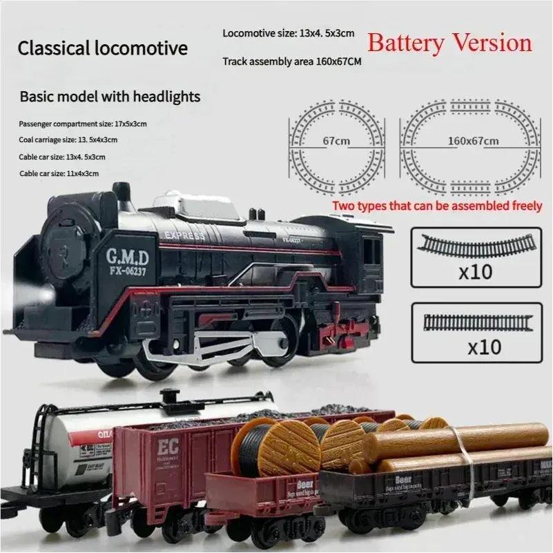  Electric Train Set With Light Up Tracks For STEM Learning -  ToylandEU™