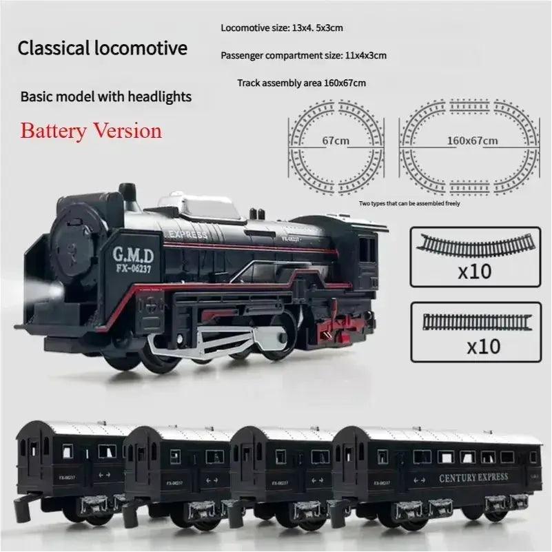 Electric Train Set With Light Up Tracks For STEM Learning -  ToylandEU™