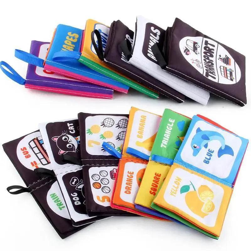  Enlightenment 4 Page Black White Cloth Book Montessori -  ToylandEU™