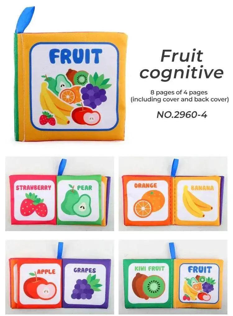  Enlightenment 4 Page Black White Cloth Book Montessori -  ToylandEU™