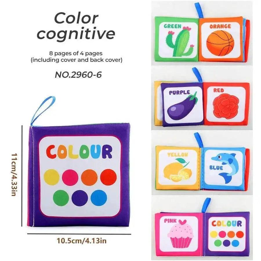  Enlightenment 4 Page Black White Cloth Book Montessori -  ToylandEU™