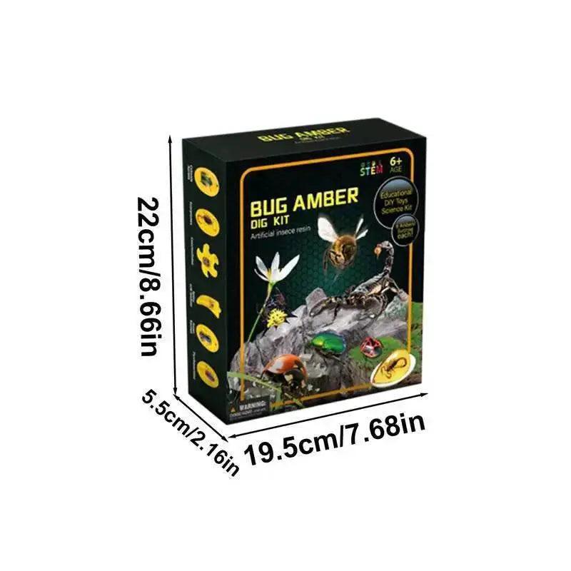  Excavate Fly Toys Kit Amber Excavation Toys Fly Model Interactive STEM Toy Science Kits Educational Dig Set Animal -  ToylandEU™