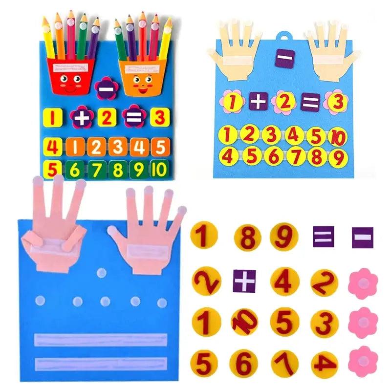  Felt Numbers Toy For Toddlers Montessori Counting Fun -  ToylandEU™