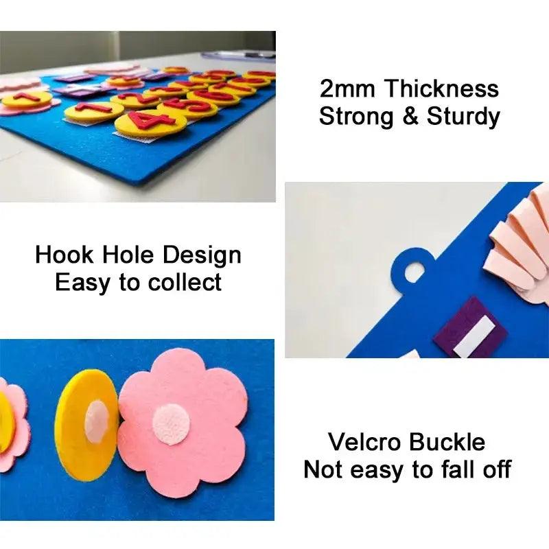  Felt Numbers Toy For Toddlers Montessori Counting Fun -  ToylandEU™