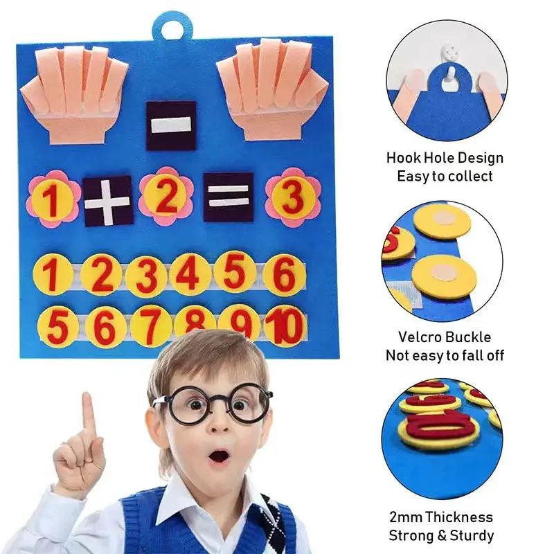  Felt Numbers Toy For Toddlers Montessori Counting Fun -  ToylandEU™