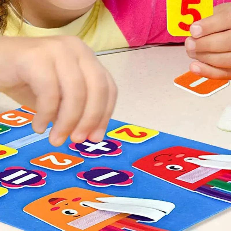  Felt Numbers Toy For Toddlers Montessori Counting Fun -  ToylandEU™