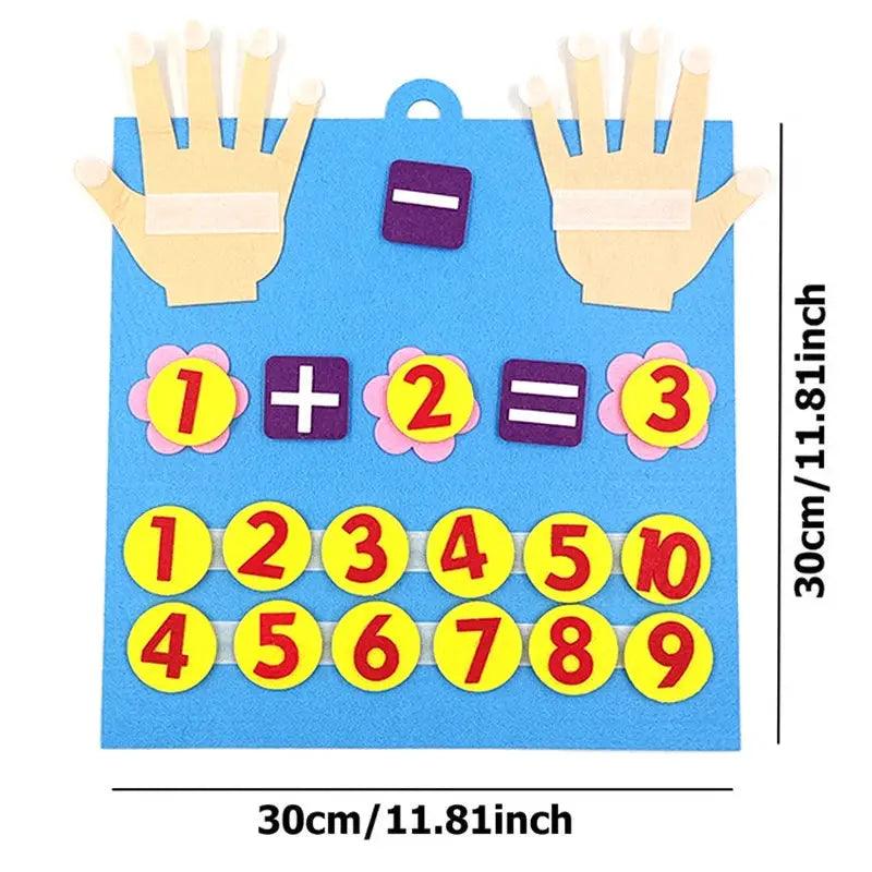 Felt Numbers Toy For Toddlers Montessori Counting Fun -  ToylandEU™
