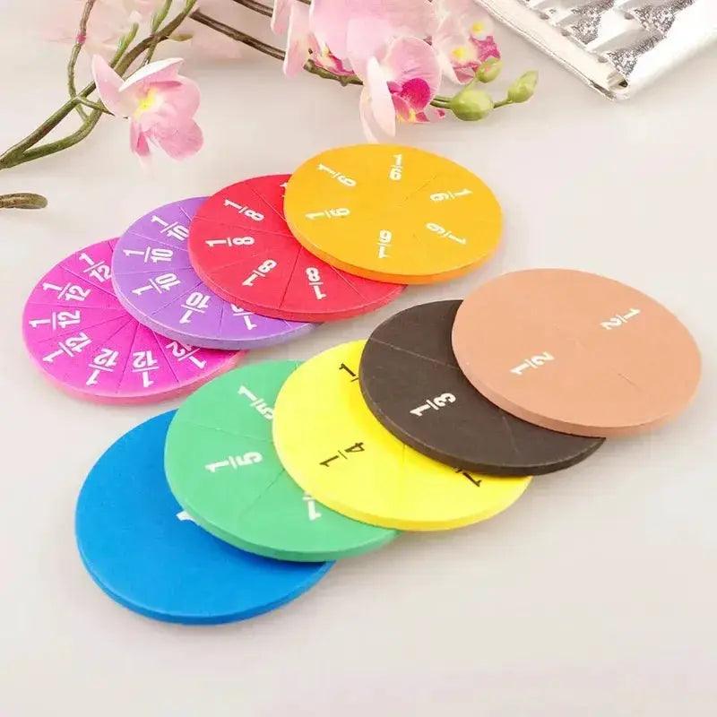  Montessori Fraction Circles Set For Early Math Mastery -  ToylandEU™