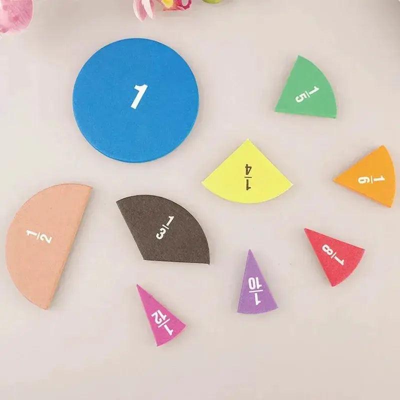 Montessori Fraction Circles Set For Early Math Mastery -  ToylandEU™